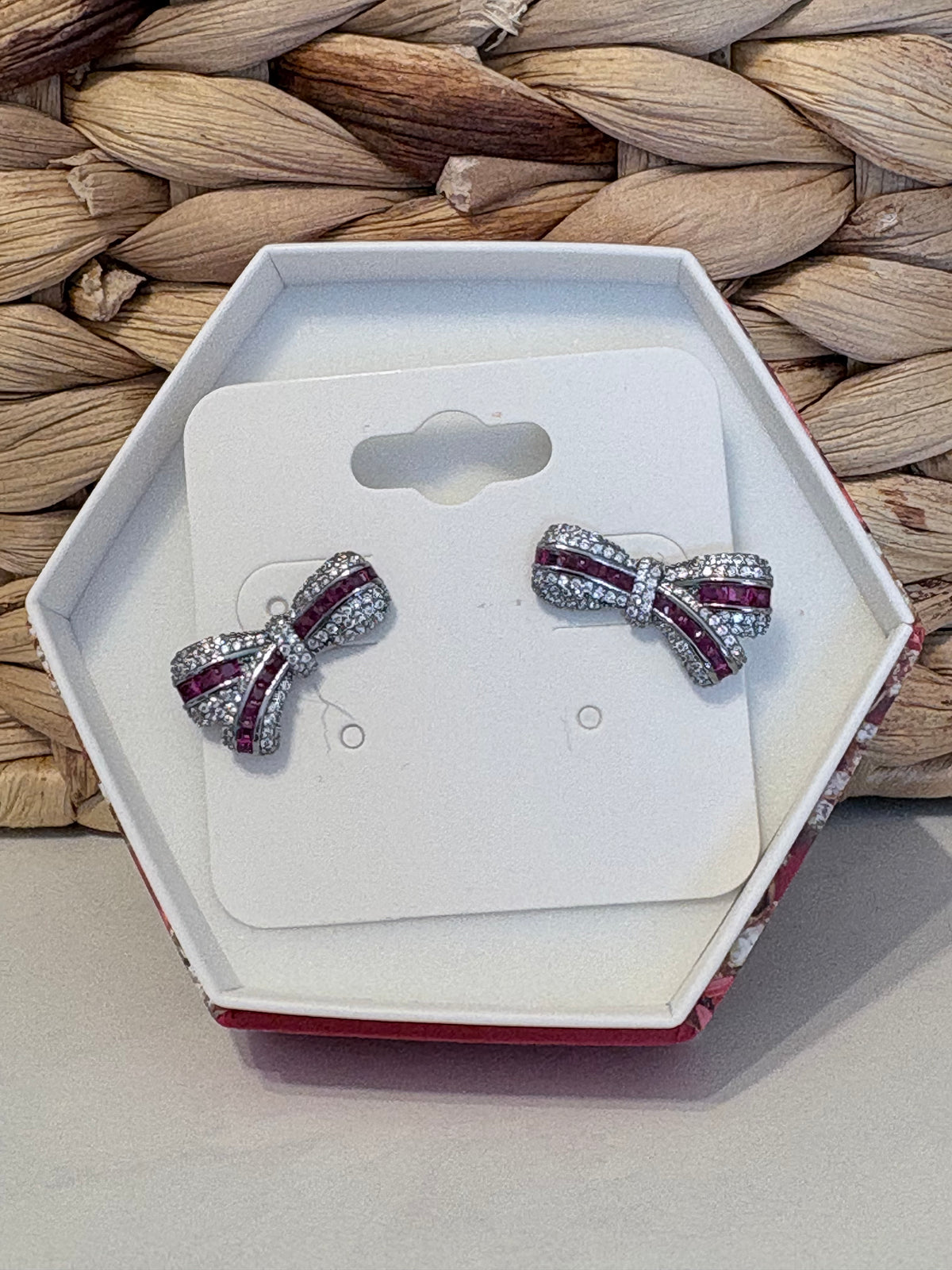 July Birthday 2025 Stud Earrings (Bows)