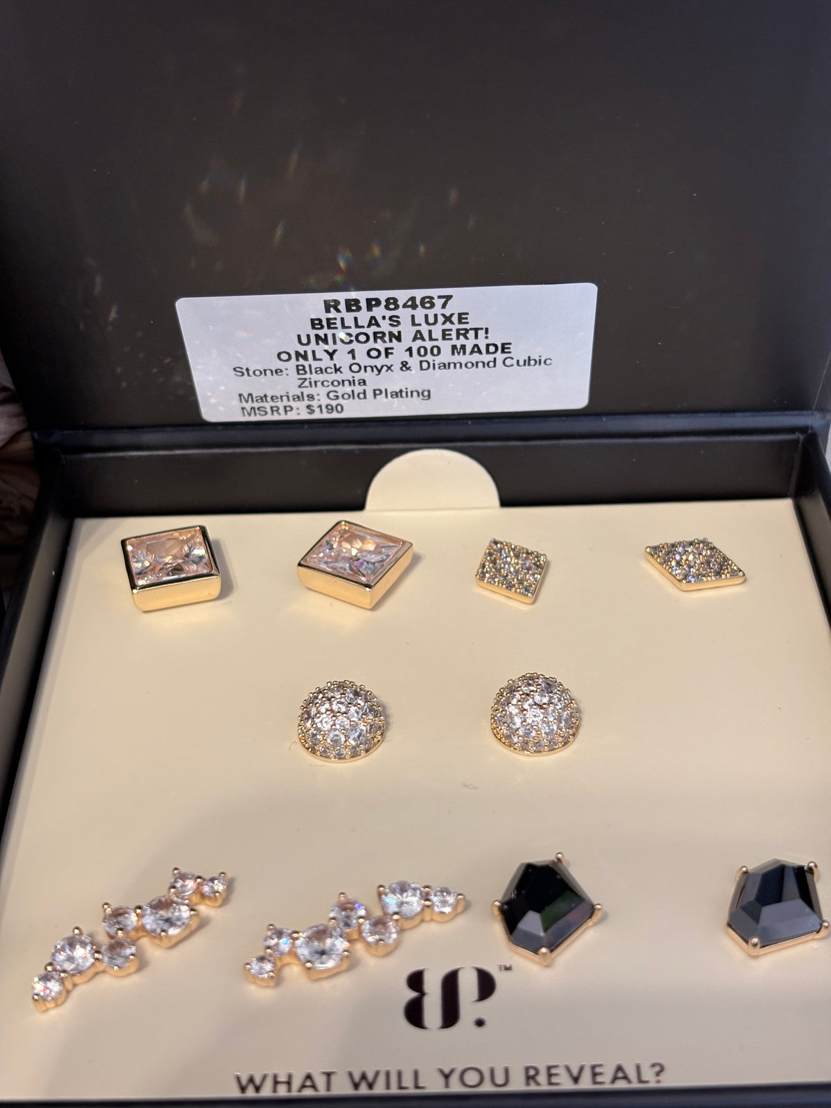 Simply Studs Bella's Luxe Unicorn Earrings