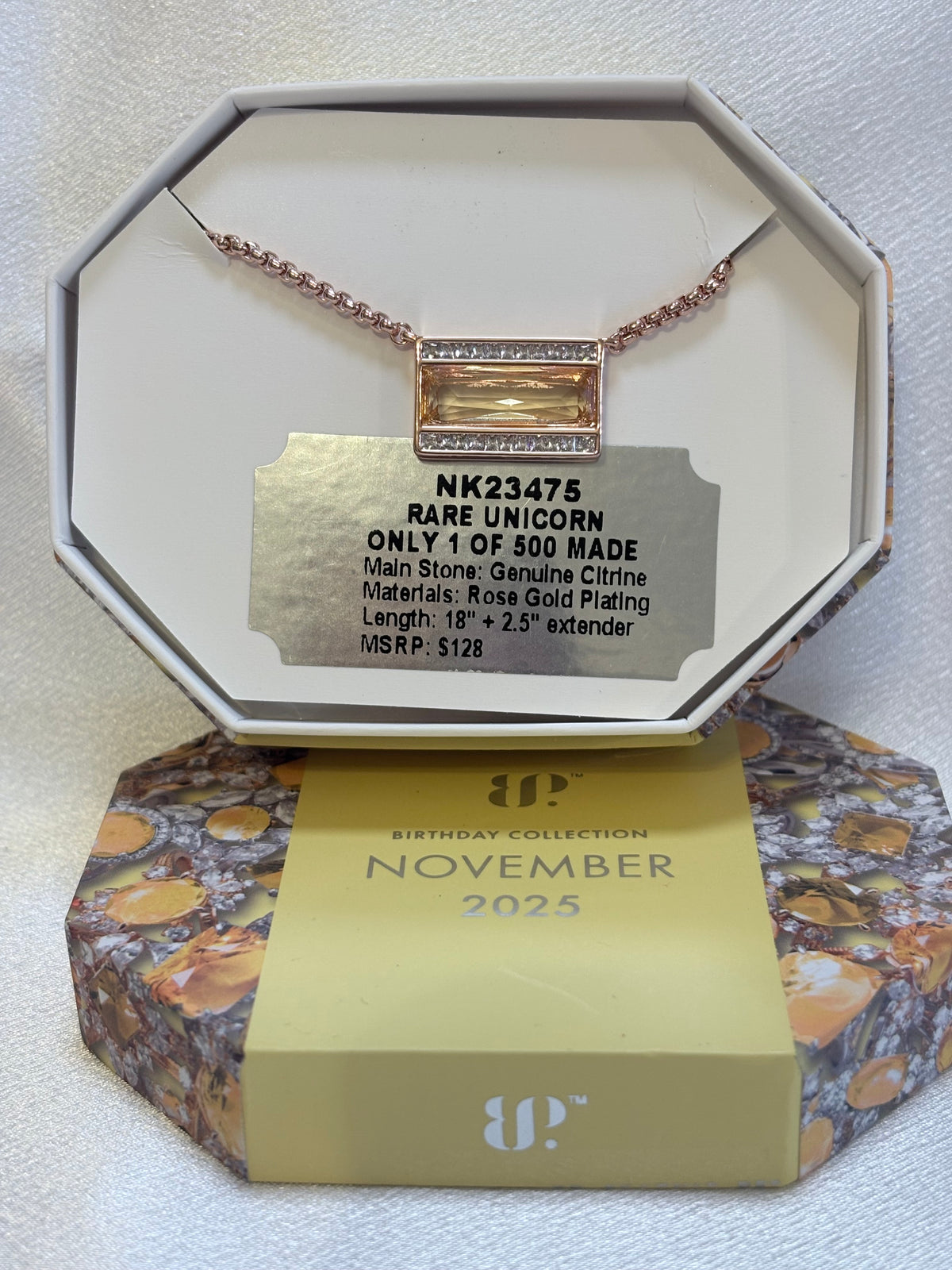 November 2025 Birthday Necklace